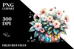 Stained Impatiens PNG Product Image 3