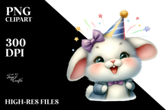 Baby Rabbit Party Hat PNG Product Image 2