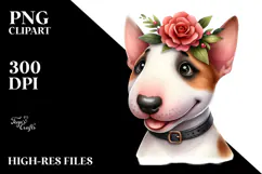 Happy Bull Terrier, High-Res PNG Product Image 2