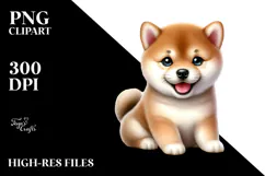 Happy Shiba Inu, Transparent PNG Product Image 2