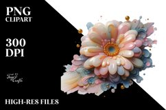 Glossy Gerbera PNG Product Image 3
