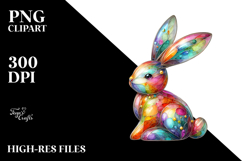 Bunny Splashy Background PNG Product Image 2