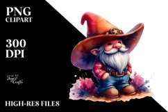 Cowboy Gnome PNG Product Image 1