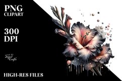 Glossy Gladiolus with Metallic Insertions | Sublimation | Product Image 1