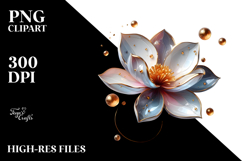 Abstract Material Magnolia PNG Product Image 2