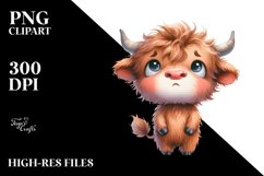 colorful,highland cow Product Image 3