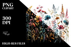 Wildflower Silhouettes PNG Product Image 2