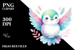 Pastel Hummingbird PNG Product Image 2
