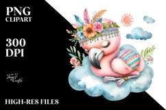 Summer Baby Macaw | Sublimation Clipart Product Image 2