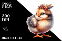 Adorable Baby Chicken, High-Res PNG Product Image 2