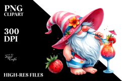 Gnome in Beachwear, Transparent PNG Product Image 2