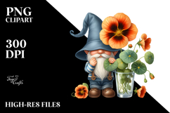 Cute Floral GNOME PNG Product Image 2