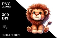 Vibrant Plush Lion PNG Product Image 2