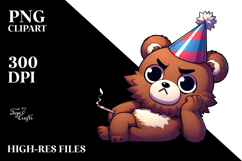 Party Bear PNG Product Image 2