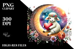 Boho Lamb Digital Painting Product Image 2