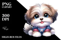 Happy Havanese Puppy, High-Res PNG Product Image 2