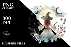 Excited Boho Witch PNG Product Image 2