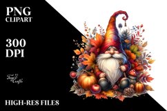 Autumn Gnome PNG Product Image 1