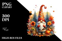 Autumn Gnome PNG Product Image 3