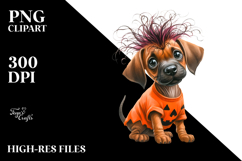 Expressive Ridgeback Halloween PNG Product Image 2