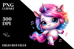Vibrant Baby Unicorn PNG Product Image 2