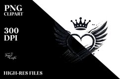 Heart with Wings, PNG Product Image 2