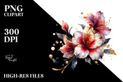 Abstract Shiny Azalea Watercolor Splash | Sublimation | Product Image 3