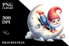 Cute Baby Gnome Gymnastics Moon Product Image 2