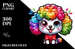 Cute Funny Baby Poodle PNG Product Image 2