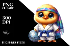 Goofy Baby Chicken Disco Ball PNG Product Image 2
