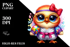Goofy Baby Chicken Disco Ball PNG Product Image 2
