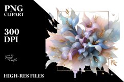 Glossy Lobelia PNG Product Image 2