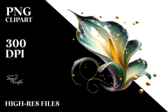 Abstract Calla Lily PNG Product Image 2