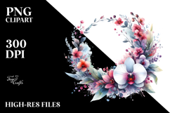 Abstract Celestial Orchid | Clipart Product Image 2