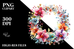 Abstract Celestial Orchid | Clipart Product Image 2