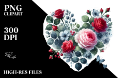 Heart Paintbrush Painting PNG Product Image 2