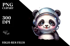 Cute Baby Panda PNG Product Image 2