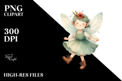 Vintage Funny Fairy, High-Res PNG Product Image 2