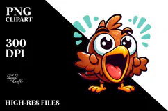 Goofy Bird with Sunglasses PNG Product Image 2