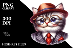 Funny Cute Kitten Suit es Product Image 2