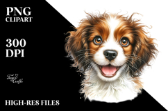 Watercolor Baby Brittany, High-Res PNG Product Image 2