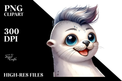 Cute Baby Seal PNG Product Image 2
