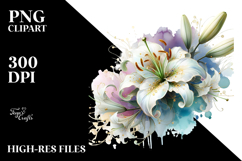 Lily, Watercolor PNG Product Image 2