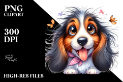 Cute Basset Hound with Big Eyes PNG Product Image 2