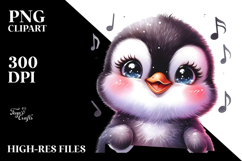 Cute Baby Penguin PNG Product Image 2