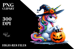 Unicorn for Halloween | Clipart Product Image 2