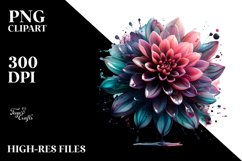 Glossy Dahlia Material Product Image 1