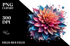 Glossy Dahlia Material Product Image 1