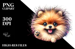 Cute Pomeranian, Transparent PNG Product Image 2