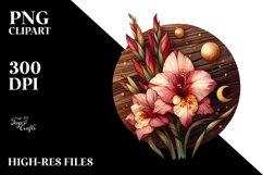 Detailed Gladiolus Clipart Product Image 1
